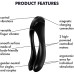 Satisfyer Candy Cane Finger Vibrator Black