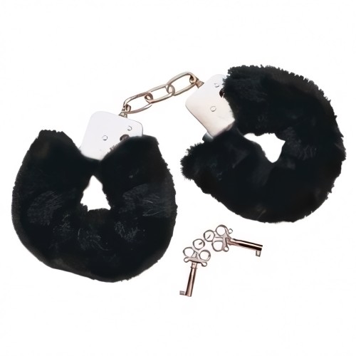 Bad Kitty Black Plush Handcuffs Bad Kitty Black Plush Handcuffs
