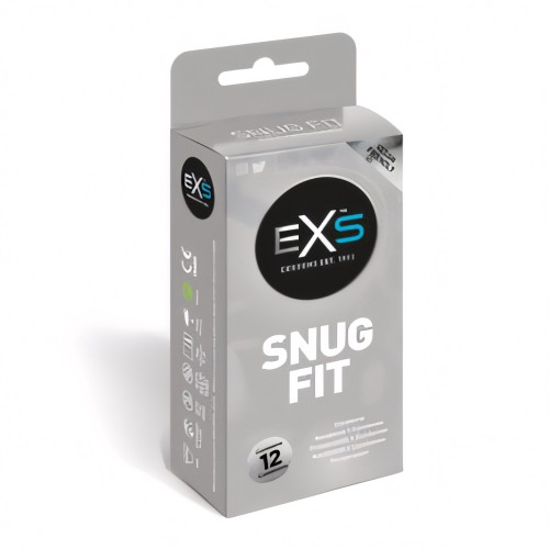 EXS Snug Closer Fitting Condoms 12 Pack EXS Snug Closer Fitting Condoms 12 Pack