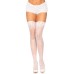 Leg Avenue Stay Up Sheer Thigh Hold Ups White UK 6 to 12