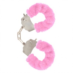 ToyJoy Furry Fun Wrist Cuffs Pink ToyJoy Furry Fun Wrist Cuffs Pink