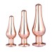 Gleaming Butt Plug Set Rose Gold Gleaming Butt Plug Set Rose Gold