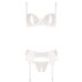 Cottelli Delicate Bra Set White Cottelli Delicate Bra Set White