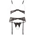 Abierta Fina Pearl Bra Suspender And String