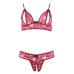 Cottelli Bra Set Open Cup and Crotchless Set