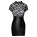 Noir Lace Mini Dress Noir Lace Mini Dress