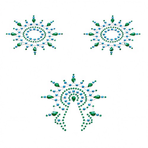 Petits Joujoux Gloria Nipple And Vagina Pasties Green