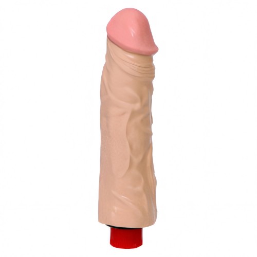 The Naturals Heavy Veined 8 Inch Vibrating Dong Thick