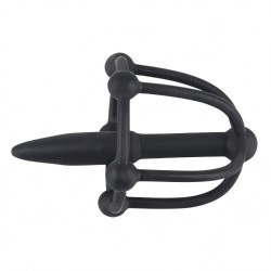 Silicone Penis Plug WIth Glans Cage Silicone Penis Plug WIth Glans Cage