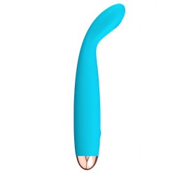 Cuties Silk Touch Rechargeable Mini Vibrator Blue Cuties Silk Touch Rechargeable Mini Vibrator Blue