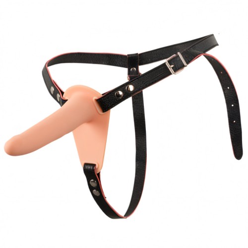 Soft Touch Silicone Rechargeable Vibrating Strap On