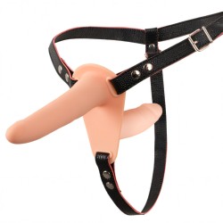 Soft Touch Silicone Rechargeable Vibrating Double Strap On