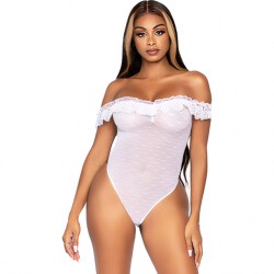 Leg Avenue Off the Shoulder Teddy UK 6 to 12 Leg Avenue Off the Shoulder Teddy UK 6 to 12