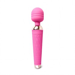 10 Speed Rechargeable Magic Wand Pink