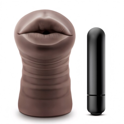 Hot Chocolate Heather Mouth Vibrating Masturbator Hot Chocolate Heather Mouth Vibrating Masturbator