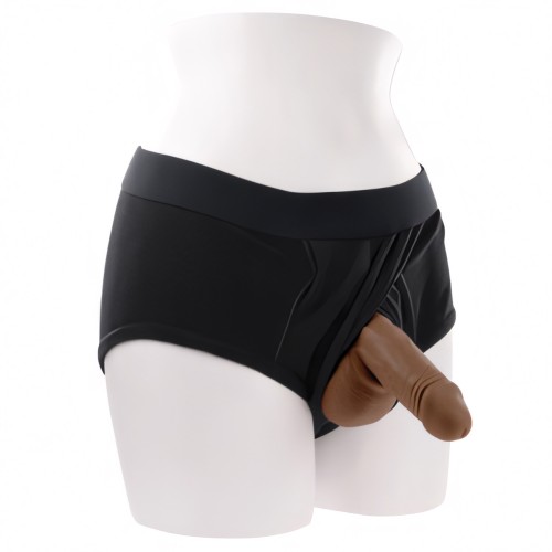 Gender X Stand to Pee Silicone Dark Flesh