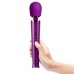 Le Wand Petite Rechargeable Vibrating Massager Dark Cherry