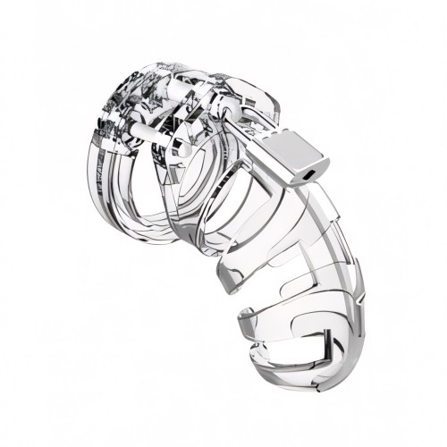 Man Cage 02 Male 3.5 Inch Clear Chastity Cage Man Cage 02 Male 3.5 Inch Clear Chastity Cage