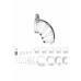 Man Cage 02 Male 3.5 Inch Clear Chastity Cage Man Cage 02 Male 3.5 Inch Clear Chastity Cage