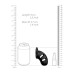 Man Cage 20 Male 3.5 Inch Black Silicone Chastity Cage