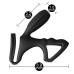 Cockring and Clit Vibrator Black Cockring and Clit Vibrator Black