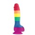 Colours Pride Edition 6 Inch Realistic Silicone Dildo With Balls Colours Pride Edition 6 Inch Realistic Silicone Dildo With Balls