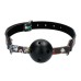 Ouch Breathable Ball Gag With Printed Leather Straps Ouch Breathable Ball Gag With Printed Leather Straps