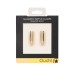 Ouch Magnetic Nipple Clamps Diamond Bullet Gold