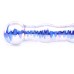 Blue Wavy Glass Dildo Blue Wavy Glass Dildo