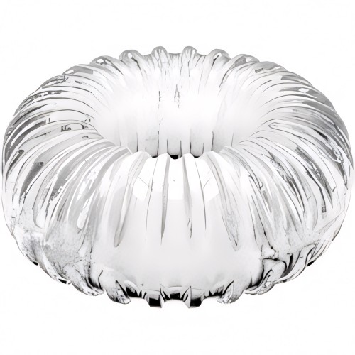 Perfect Fit Ribbed Ring Clear