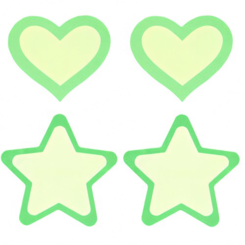 Peekaboo Pasties Glow In the Dark Peekaboo Pasties Glow In the Dark
