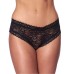 Romantic Black Open Back Briefs Romantic Black Open Back Briefs