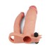 Lovetoy 3 Inch Vibrating Double Extender Flesh Pink Lovetoy 3 Inch Vibrating Double Extender Flesh Pink