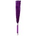 Purple Suede Flogger With Glass Handle And Crystal