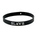 Black Silicone Slave Collar Black Silicone Slave Collar