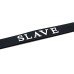 Black Silicone Slave Collar Black Silicone Slave Collar