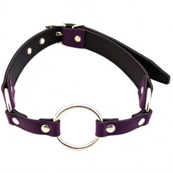 Rouge Garments O Ring Gag Purple Rouge Garments O Ring Gag Purple