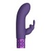 Royal Gems Dazzling Rechargeable Rabbit Bullet Purple