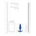 Beginners Size Slim Butt Plug Blue