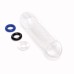 Size Up Clear Textured 1.5 Inch Extender Size Up Clear Textured 1.5 Inch Extender