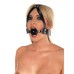 Leather Ball Gag And Head Harness